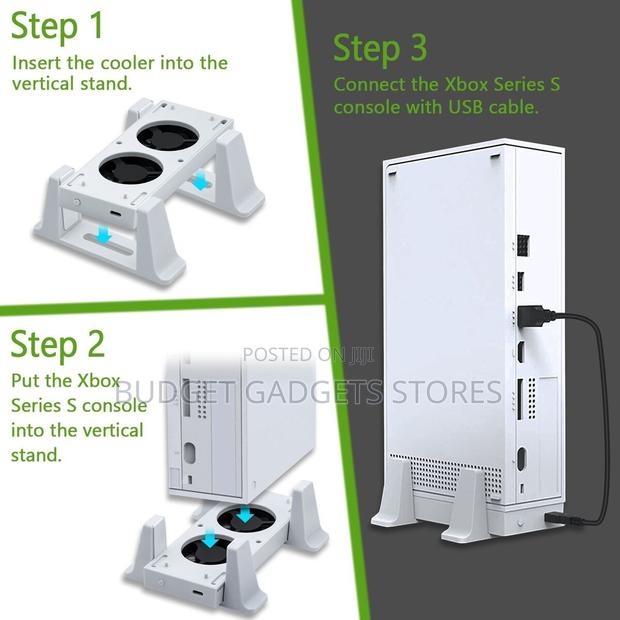 White Dobe Vertical Cooling Stand for the Xbox Series S Console photo 5