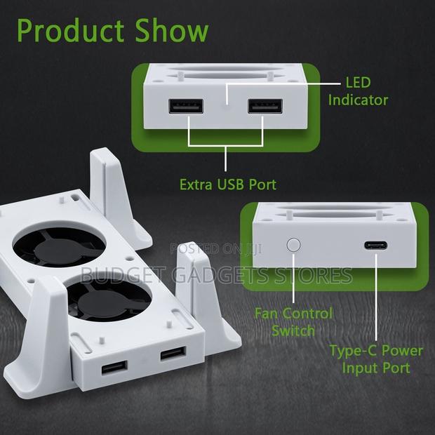 White Dobe Vertical Cooling Stand for the Xbox Series S Console photo 3