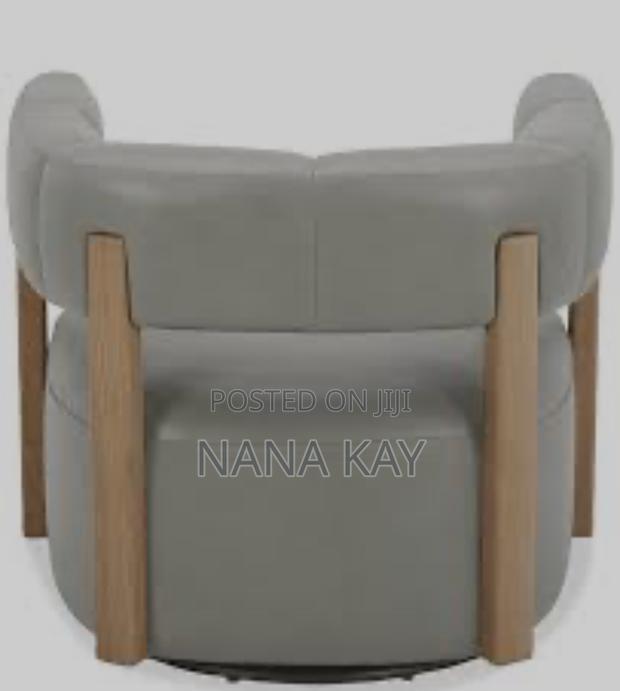 Orsha 32" Leather Accent Swivel Chair, Created for Macy's photo 3
