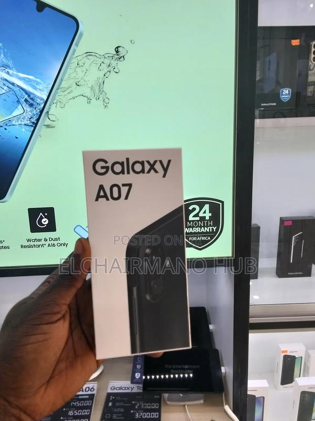 New Samsung Galaxy A07 4G 128 GB Black