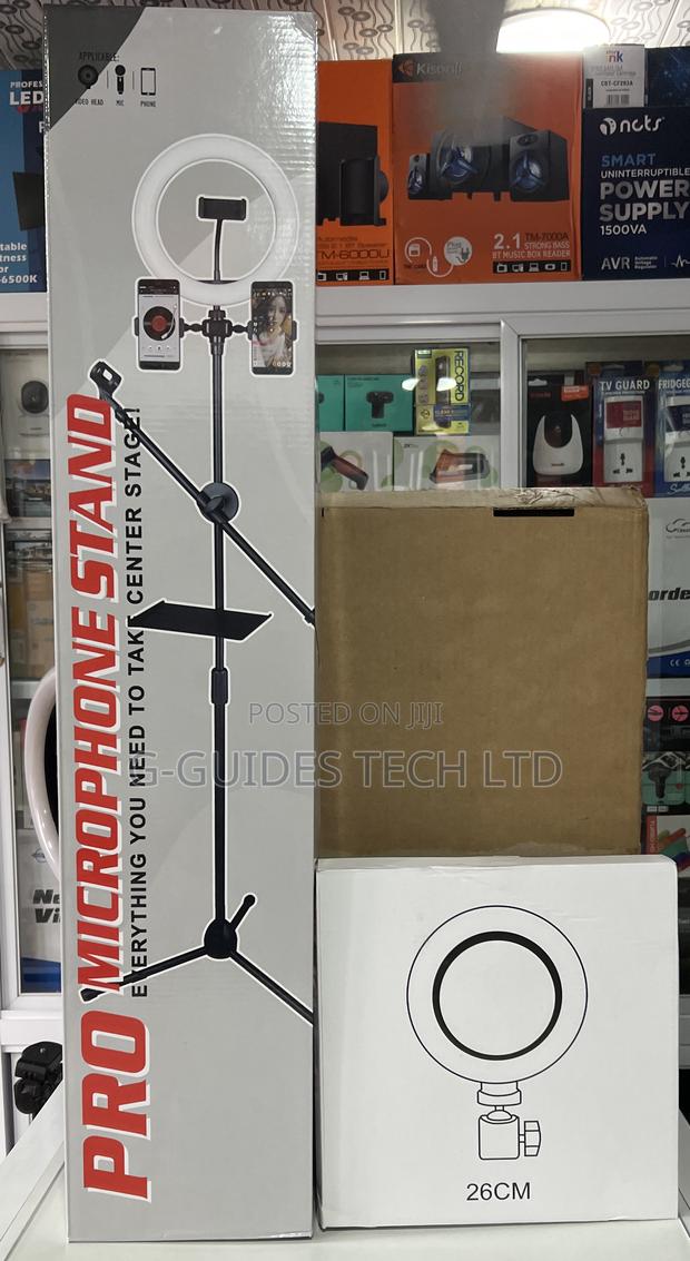 Pro Microphone Stand, Pro Tripod Stand for Microphone and Phone
