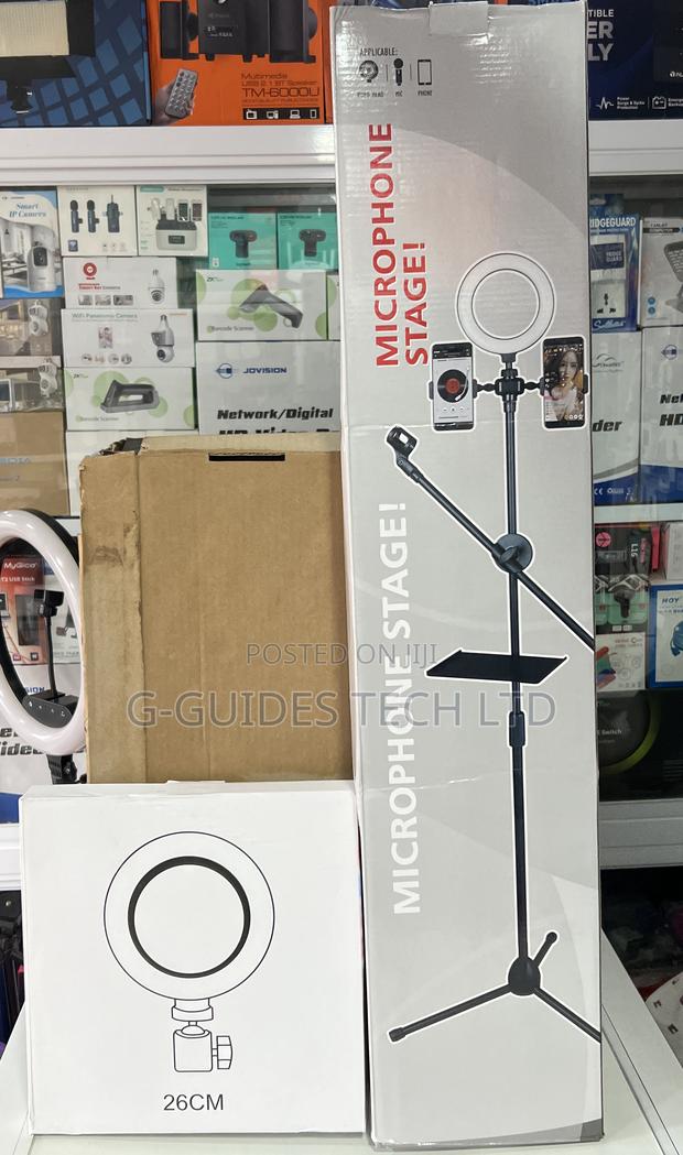 Pro Microphone Stand, Pro Tripod Stand for Microphone and Phone photo 2