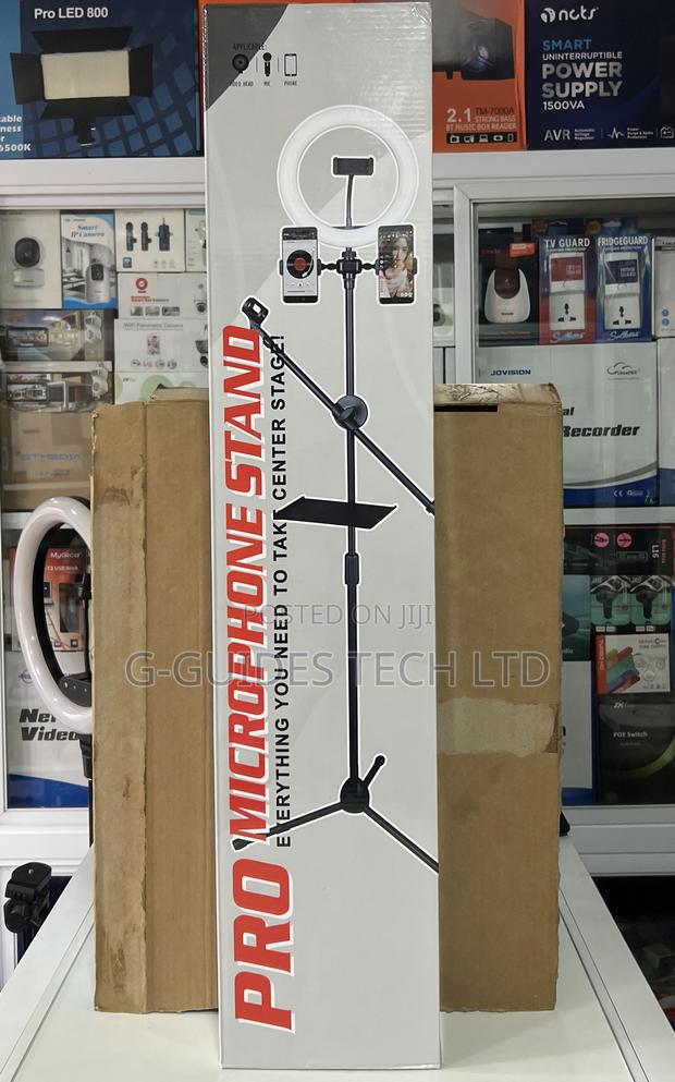 Pro Microphone Stand, Pro Tripod Stand for Microphone and Phone photo 5
