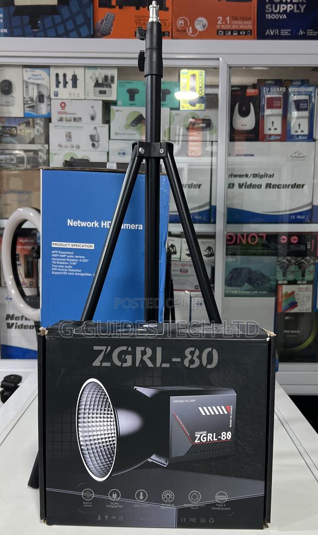 ZGRL-80 Palm Cob Video Light With Inbuilt Battery and Stand photo 5