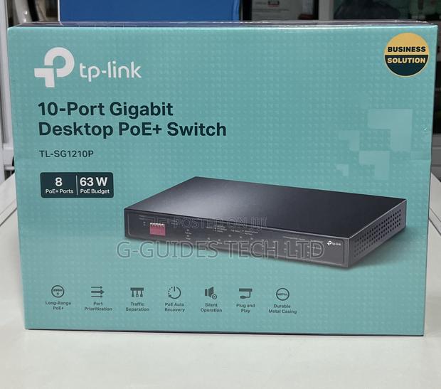 Tp-Link 8-Port Gigabit Poe Switch Tl-Sg1210p