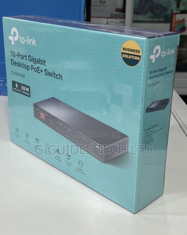 Tp-Link 8-Port Gigabit Poe Switch Tl-Sg1210p photo 3