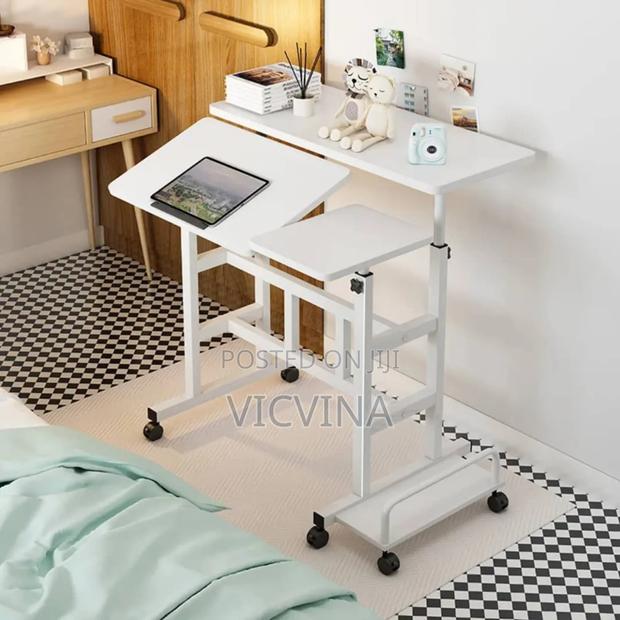 Manual Sit and Stand Height Adjustable Desk photo 2