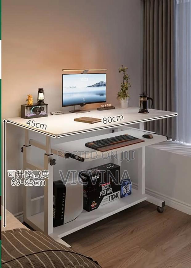 Multipurpose Adjustable Desk With Keyboard Tray photo 2
