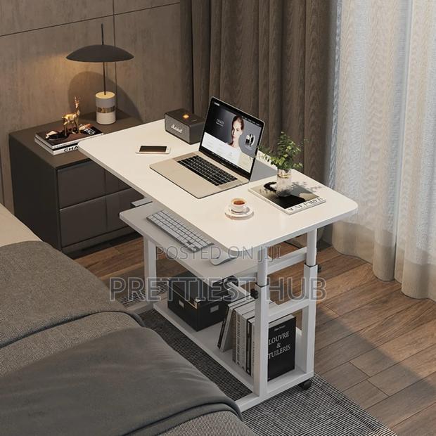Height-Adjustable Laptop/Computer Desk With Keyboard Tray photo 4