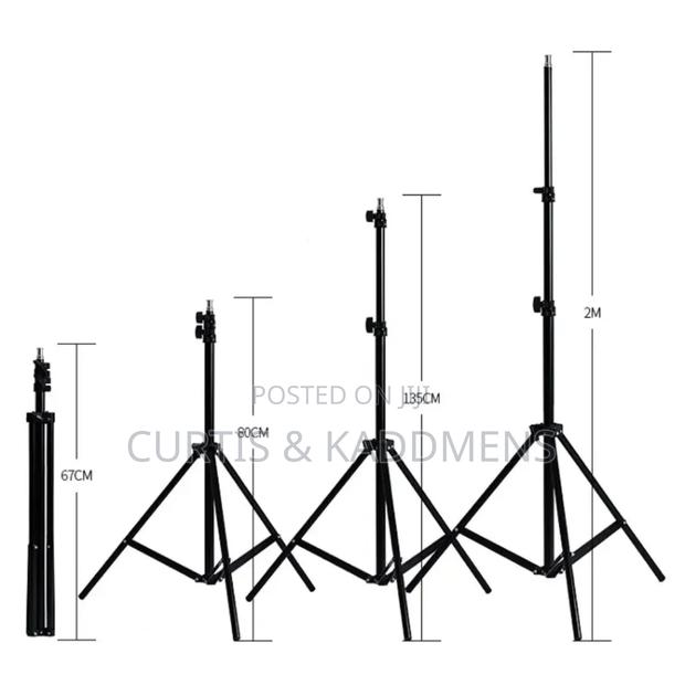 2 Meters Light Stand for Ring Light, Softbox