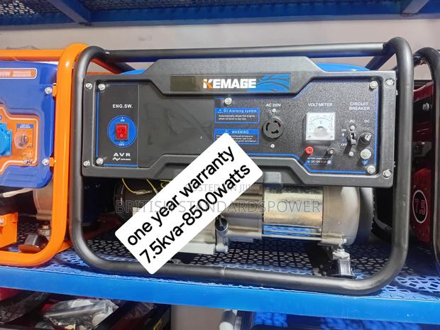Top Tier 7.5kva Kemage Petrol Generator · Photo 2