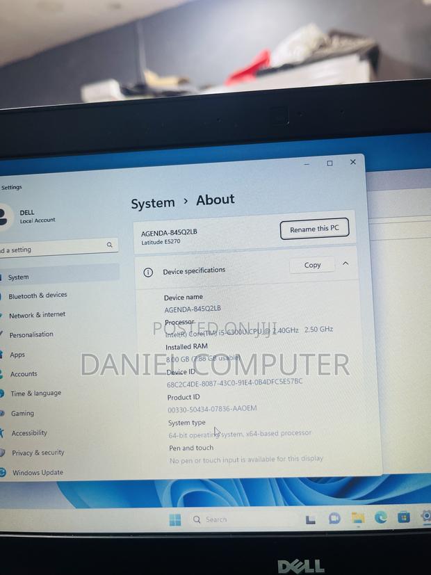 Laptop Dell Latitude E5270 8GB Intel Core I5 SSD 128GB photo 8