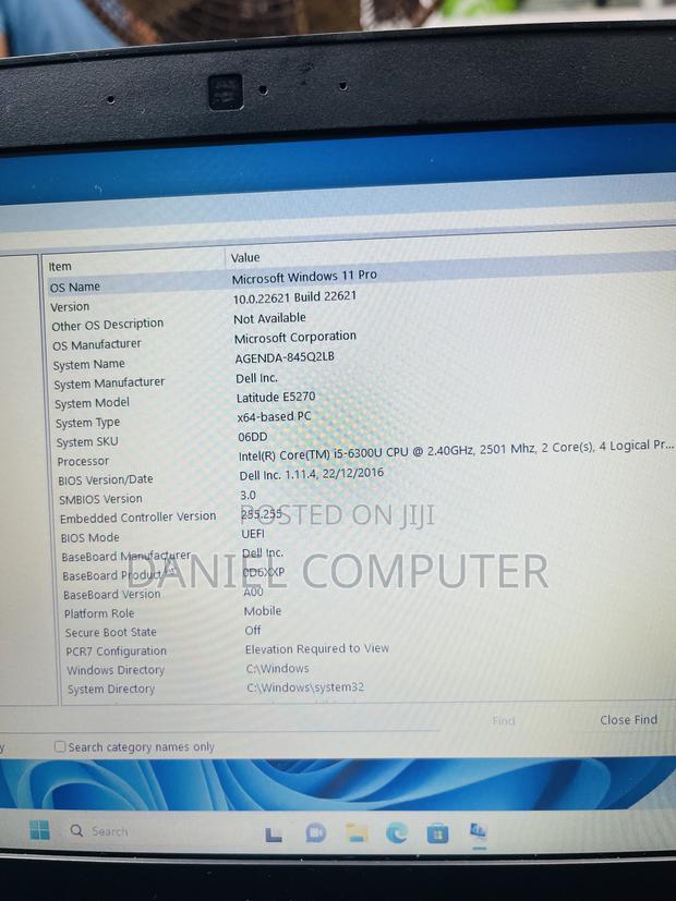 Laptop Dell Latitude E5270 8GB Intel Core I5 SSD 128GB photo 9