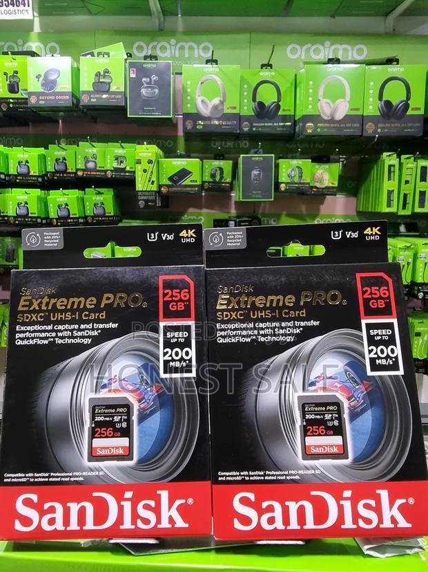 256gb Sandisk Extreme Pro Camera Sd Card