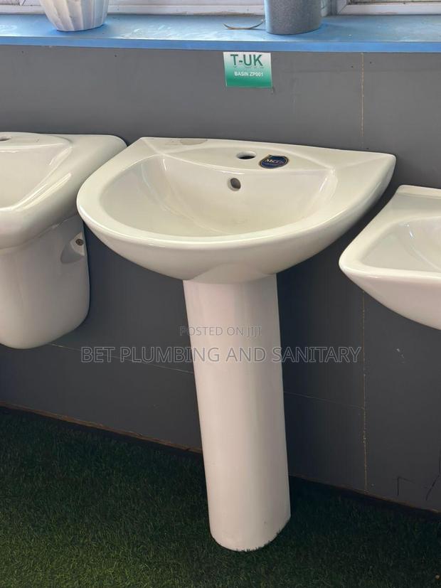 Frencia Wash Hand Basin+Pedestal Complete_basin and Stand · Photo 2