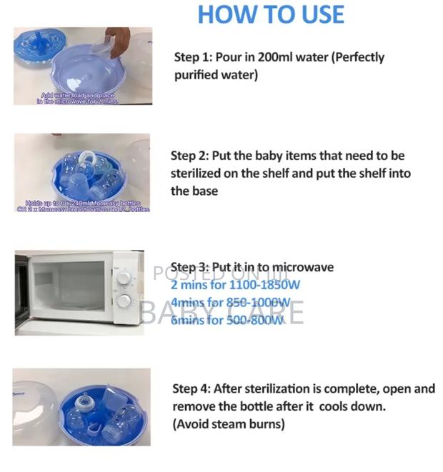 Momeasy Microwave Steriliser. photo 4