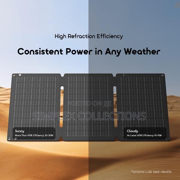 Oraimo Solarflex 30 30w Portable Solar Panel photo 12