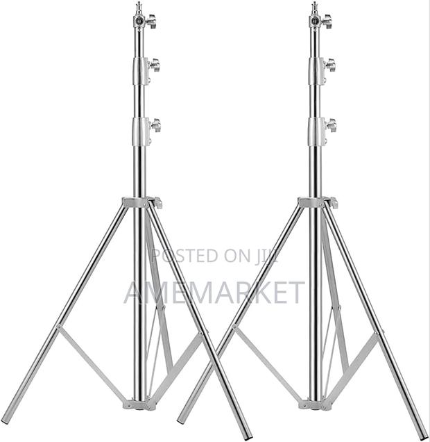 Stainless Steel Photography Light Stand Silver · Photo 2