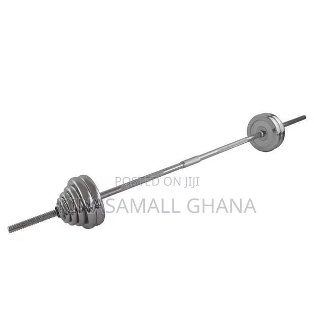 50kg Chrome Barbell Dumbbell Set – Complete Home Gym Kit photo 5