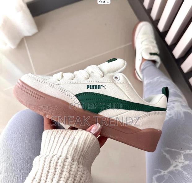 Puma Og Trainers White Green · Photo 4