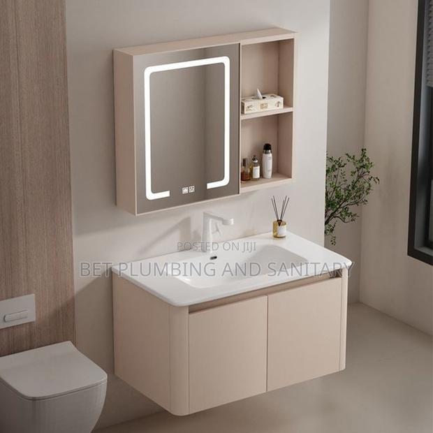 Cabinet Basin With Led Mirror Complete_cabinet Basin · Photo 2