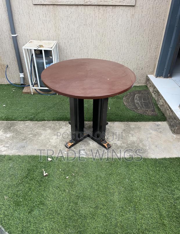 Brown Table Solid Seats 4 People