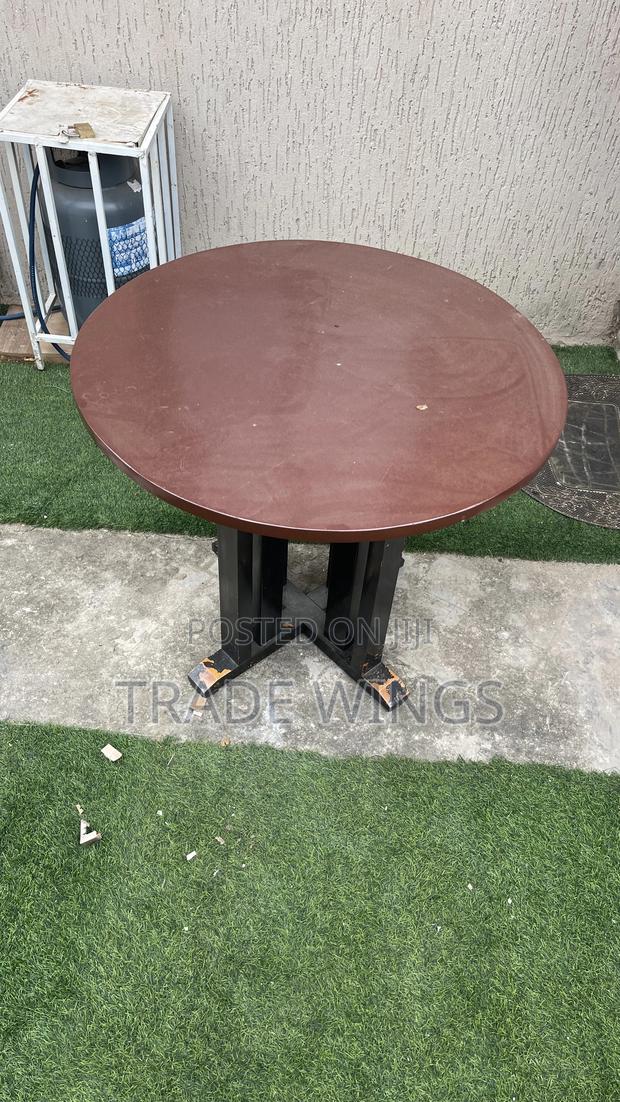 Brown Table Solid Seats 4 People photo 4