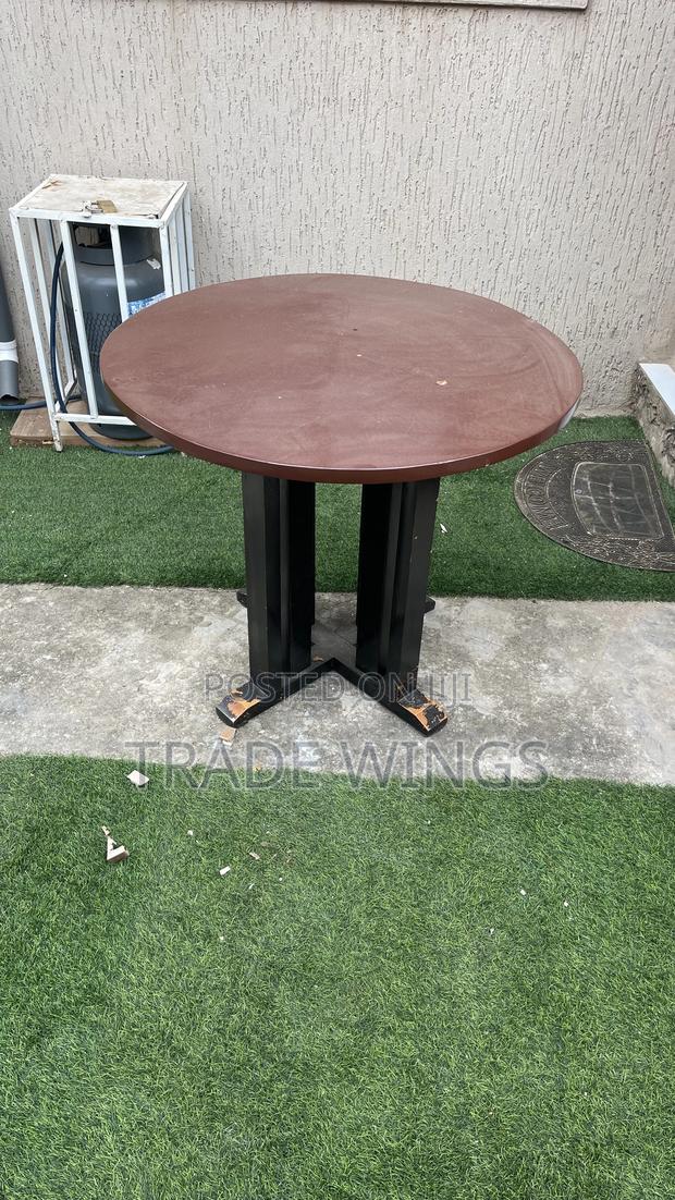 Brown Table Solid Seats 4 People photo 5