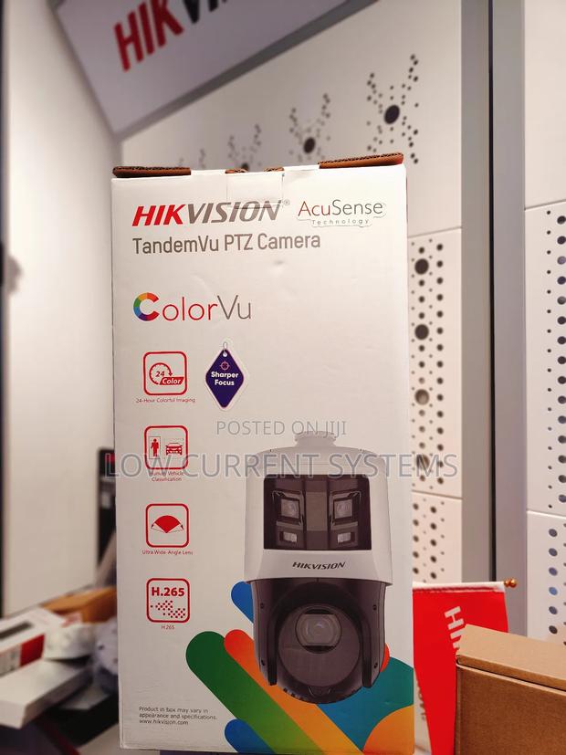 Tandemvu 6mp + 4mp 25x Colorvu Ir Acusense Panoramic Network Speed PTZ