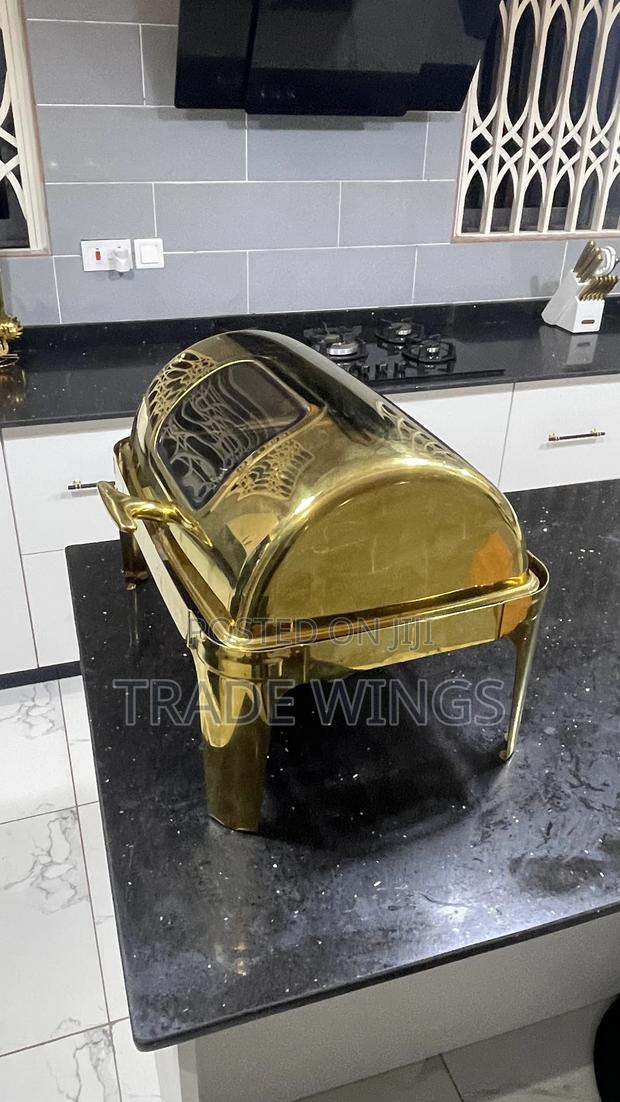 1 Used Buffet Dish Tray Server Chafing Dish for Sale photo 9