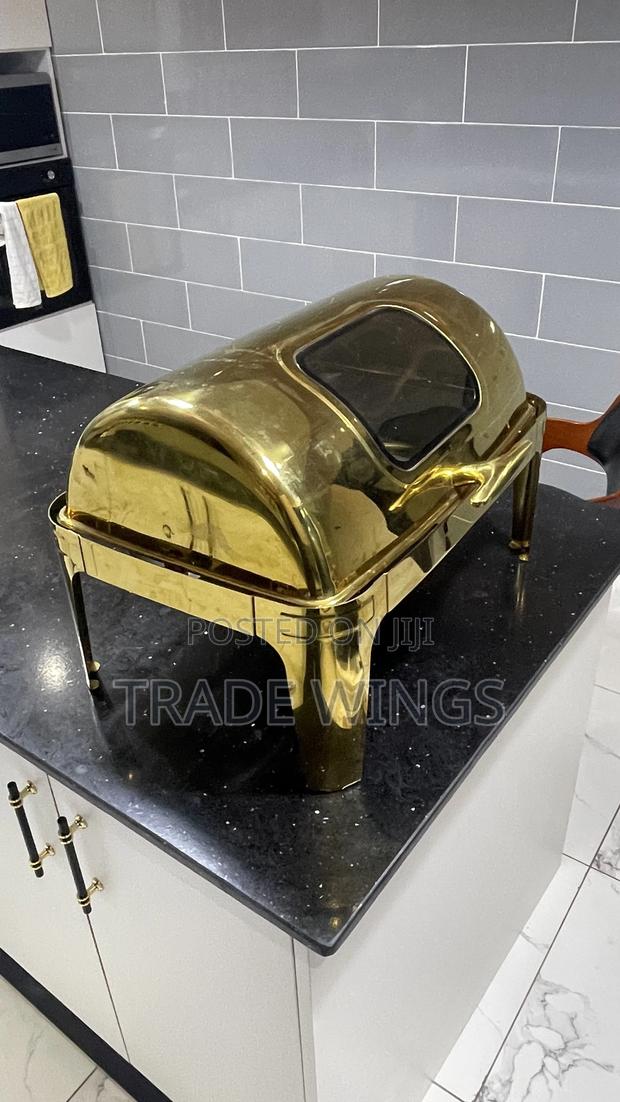 1 Used Buffet Dish Tray Server Chafing Dish for Sale photo 4