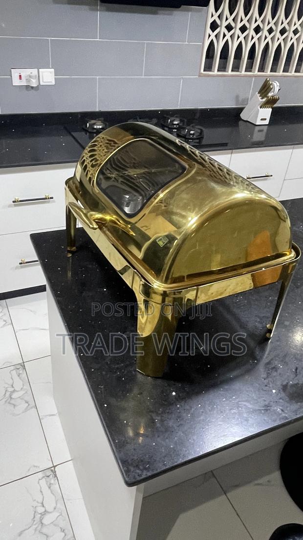 1 Used Buffet Dish Tray Server Chafing Dish for Sale photo 7