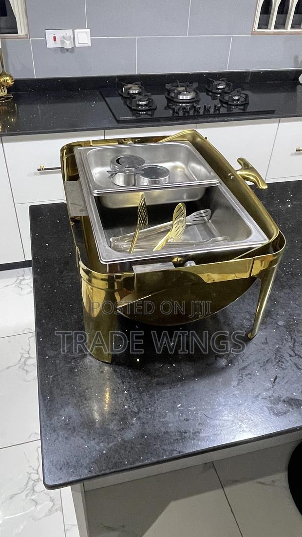 1 Used Buffet Dish Tray Server Chafing Dish for Sale photo 8