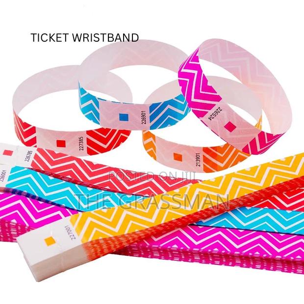 One Time Use Ticket Hand Wristband photo 2