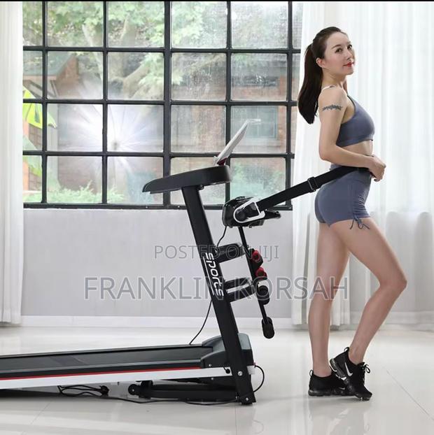 Motorized Treadmill With Massage Machine Dumbbe Folding photo 2