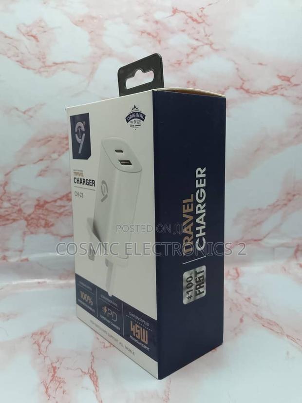 9t Travel Charger Ch-23 (45w Super Fast Charger) photo 2