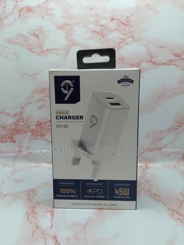 9t Travel Charger Ch-23 (45w Super Fast Charger) photo 3