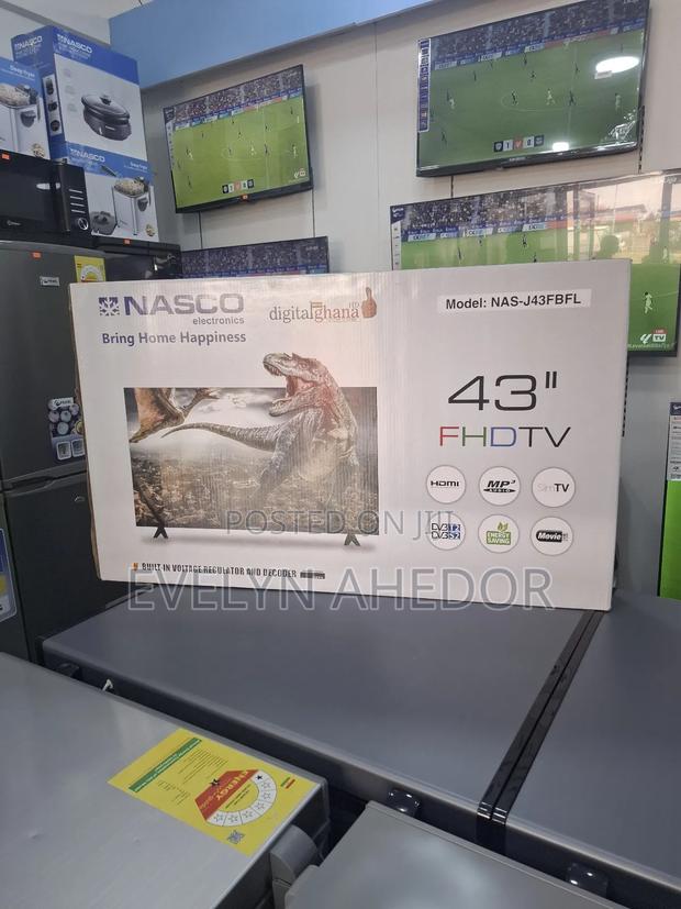Nasco Flameless 43 Inches Digital Satellite TV Brand New for Sale · Photo 4
