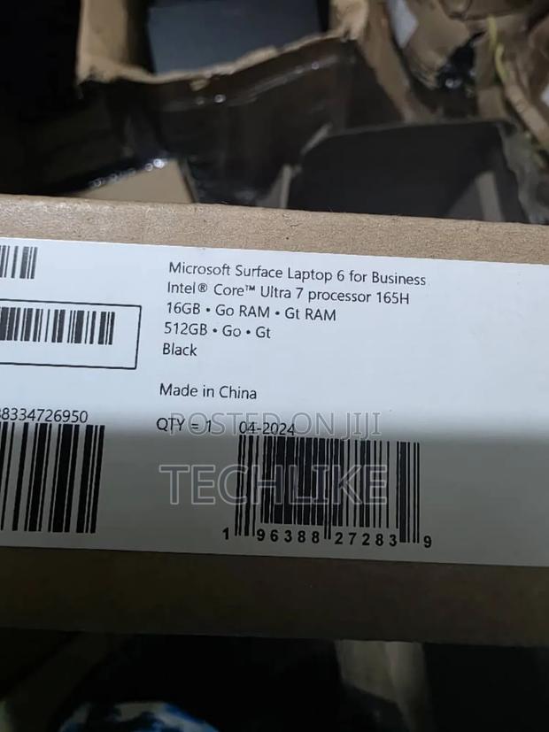 New Laptop Microsoft Surface Laptop 6 16GB Intel Core Ultra 7 SSD 512GB