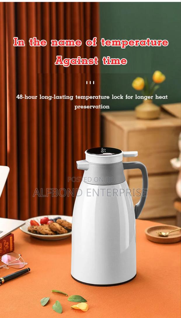 Lcd Smart Touch Display Vacuum Flask 2l