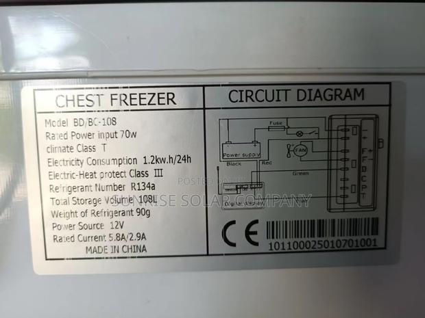 Solar Dc Freezer 12v/24v 108l photo 2