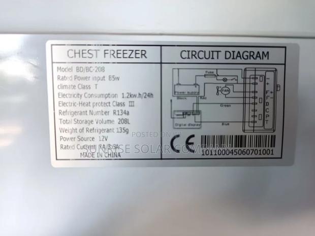 Solar Dc Freezer 12v/24v 208l photo 2