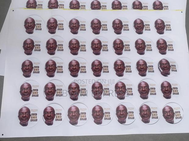 Water Resistance Paper Sticker Print And Cut (Machine Cutting)