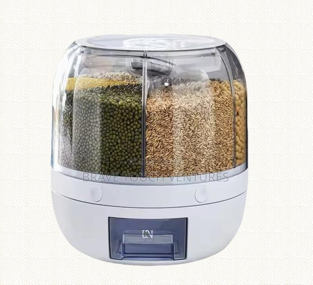360 Rotating Grain Cereal Dispenser Container · Photo 3