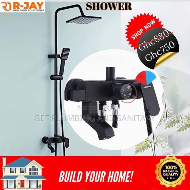 3in1 Black Shower Set_ Bathroom Shower Set- · Photo 2