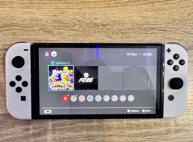 Nintendo Switch Oled - White With All Accessories and Two Games.