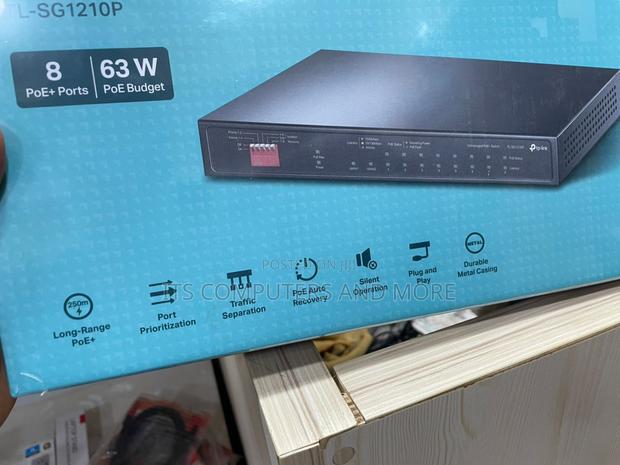 Tp Link 10-port Gigabit Desktop + Poe Switch photo 2