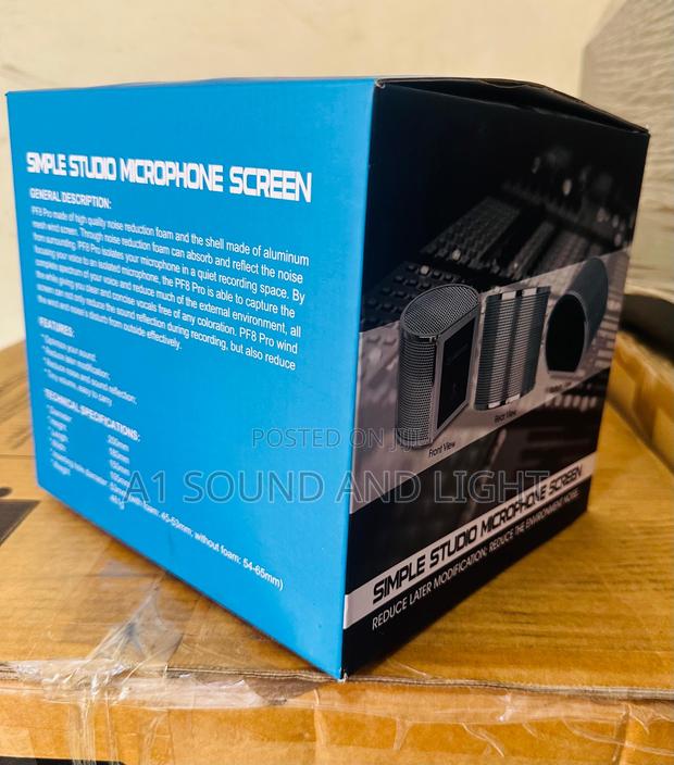 Alctron Pf8 Pro Reflection Shield. [ Metallic ] · Photo 4