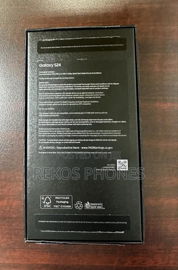 New Samsung Galaxy S24 128 GB Black photo 5