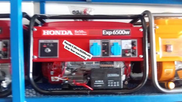 Japanese Honda 5.0kva 6500watt Petrol Generator Keystart · Photo 2